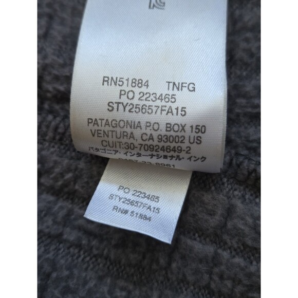 Patagonia Better Sweater Coat Womens Medium Gray Mock Neck - Picture 6 of 7